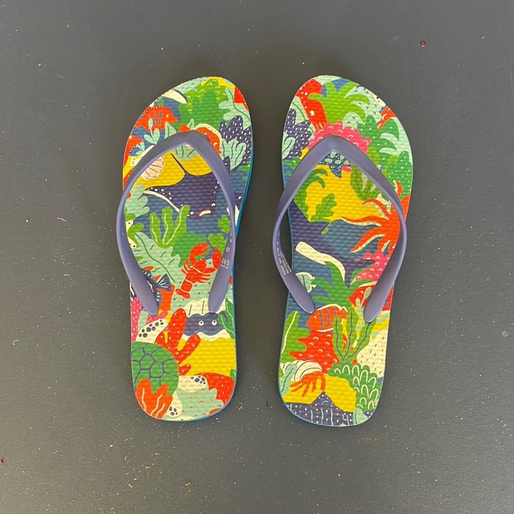 Mini Boden Flip Flops - Kids 9.5 - Good Condition